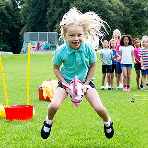 Yiphates XS-FBA-1314MIX@#WZN 6 Pcs 40 Inch Inflatable Stick Horse Colorful Horse Head Stick Balloon Horse Birthday Party Supplies Pony Stick thumb #5