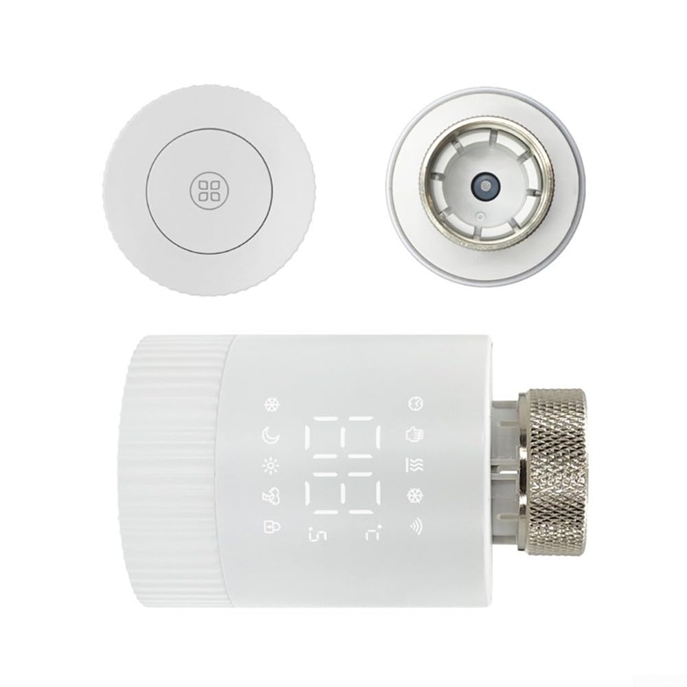 Per Tuya WiFi Smart TRV termostato, valvola termostatica programmabile per termosifone, regolatore di temperatura supporta il controllo tramite app (6 pezzi)