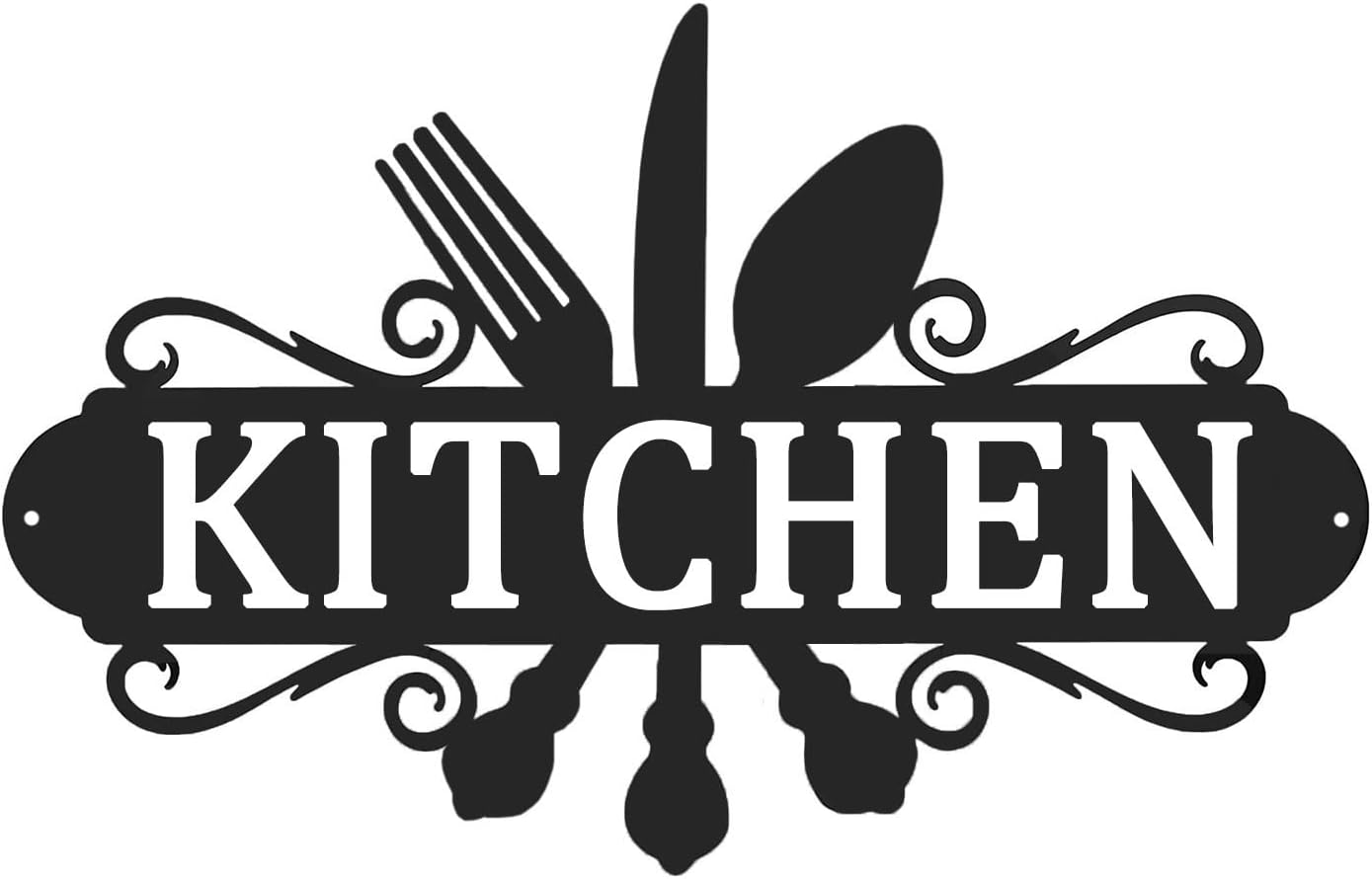 Metal Kitchen Wall Decor, Kitchen Metal Sign Kitchen Signs