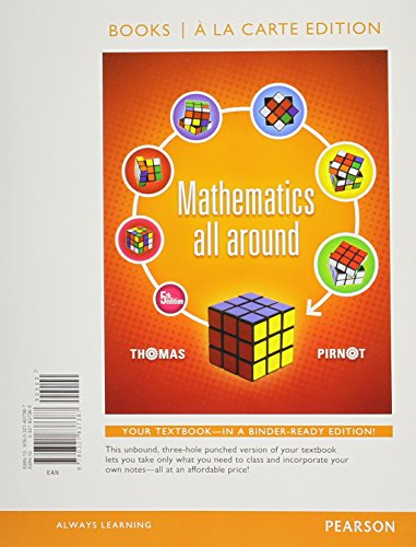Mathematics All Around 032183738X Book Cover