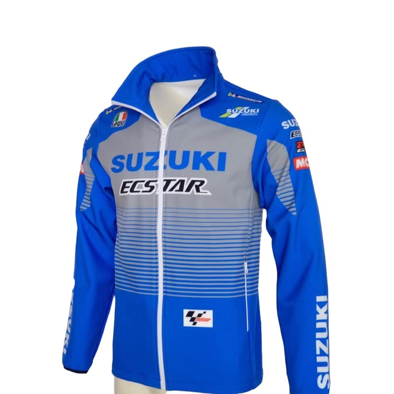 Hoodies Jacke Rennanzug Cardigan für Su-ZUki Herren Jugend Zip Sweatshirt Radsportbekleidung Motorrad Teenager/A/XL