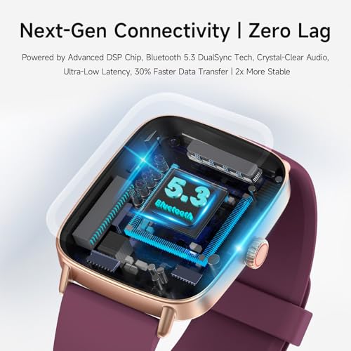 Image of Smart Watch for Women, 1.85 inch HD Smartwatch (Answer /Make Calls), 2 Bands
