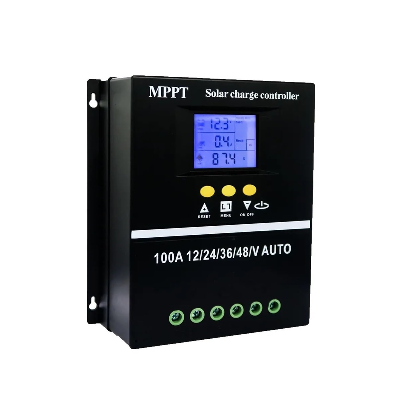 Regolatore di carica solare, Regolatore di carica solare MPPT 60A 80A 100A 12V 24V 36V 48V Pannello Batteria intelligente(60A)