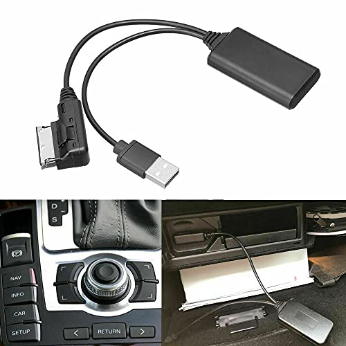 通用 Adaptador de interfaz AMI MMI MDI 2G/3G, Bluetooth 5.0, receptor de audio y música, MP3, cable AUX adaptador para AU-DI A4 8K A5 8T A6 4F A8 4E Q7 7L (sistema 2G (la placa de control muestra