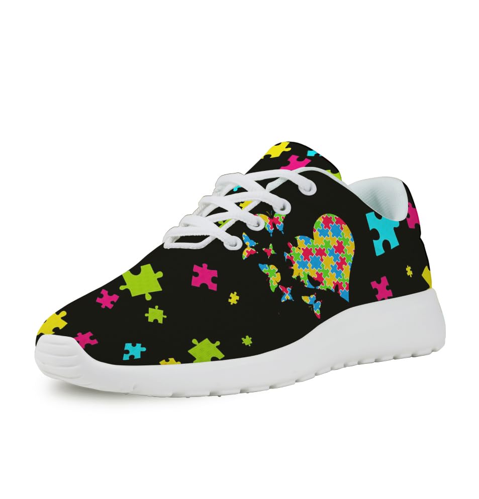 Autism Shoes for Women Men Trail Running Casual Fashion Sneakers Slip-on Tennis Shoes