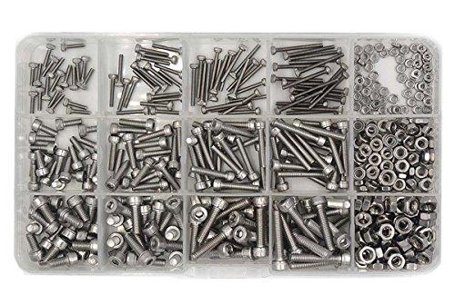 WINGONEER 480Pcs M2 M3 M4 304 Acciaio inossidabile...