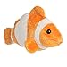 Aurora World Aurora, 31727, Mini Flopsies Poisson Clown Brillant et Audacieux, 20 cm, Peluche, Blanc, Orange, White