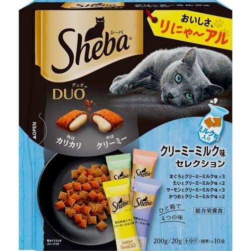 Sheba シーバ デュオ クリーミーミルク味セレクション 200g×3【まとめ買い】のサムネイル