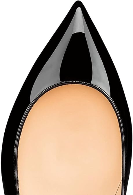 XYD Closed Pointed Toe Slip On Flats for Women Hidden Low Heels Work Office Daily Walking Shoes