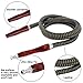 Hookah Hose 60'' Washable Leather Hookah Pipe Wooden Handle Hookah Accessories
