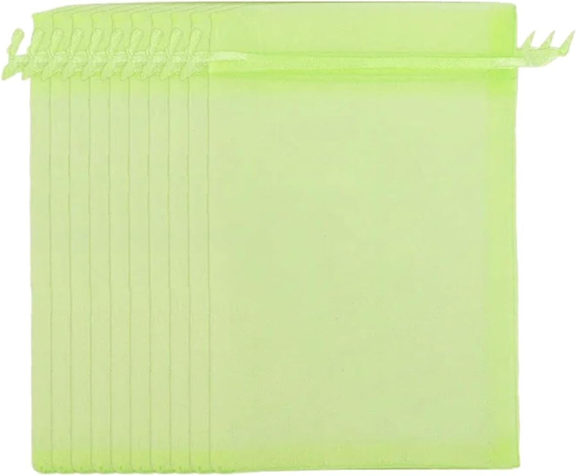 10x15cm Fruit Protection Bags Plant Grow Netting Bag with Drawstring Insect-Proof Anti-Bird Mesh Bag Gauze Pouch Vegetable Cover,200Pcs