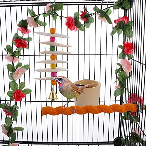 Dqitj Bird Cuttlebone Chew Toy, Natural Bird Calcium Cuddle Bone For Parrot Cockatiel Budgie Conure Sharp Beaks (6 Pcs In A Bunch) #TOP2