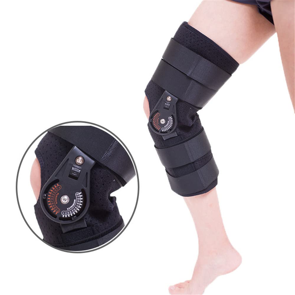 新品　膝サポーター ブラック フリーサイズ　角度調整できる 左右兼用 Amazon.co.jp: Saiying 1枚入膝サポーター 、角度調整可能 膝半月板術