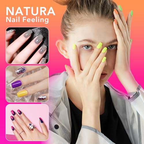 Extra Short Square Fake Nail Tips - 216Pcs Pre-Shaped Extra Short Square Gelly Tips for Full Cover Acrylic Nail Extensions, French Style, 12 Sizes - Perfect for DIY Salon or Professional Use