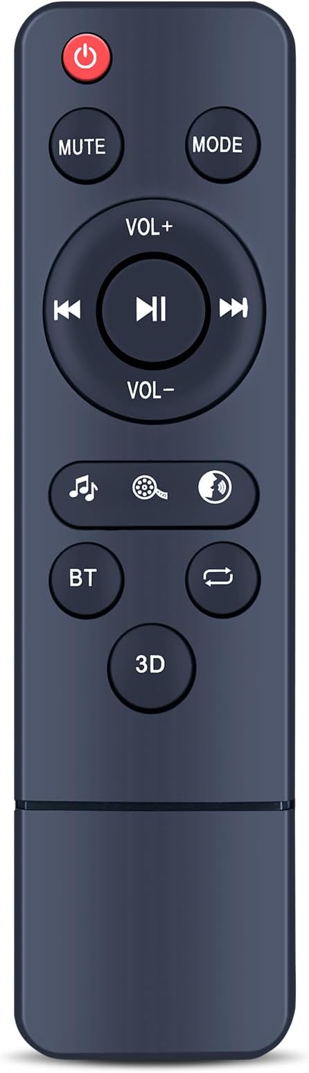 RETROSUN Replacement Remote Control for WOHOME S88 S89 Surround Sound HomeTheater Soundbar