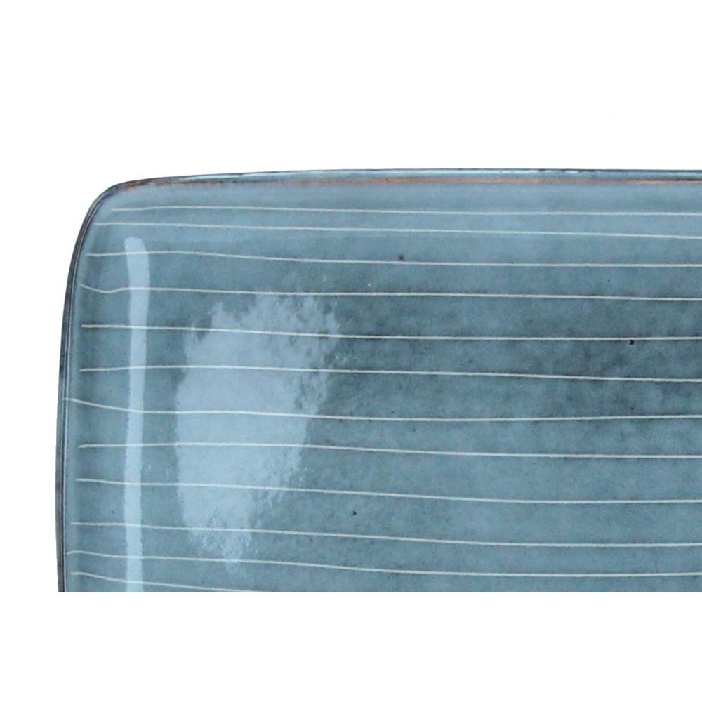 Broste Copenhagen Nordic SEA Platte eckig 12,5 x 35 cm