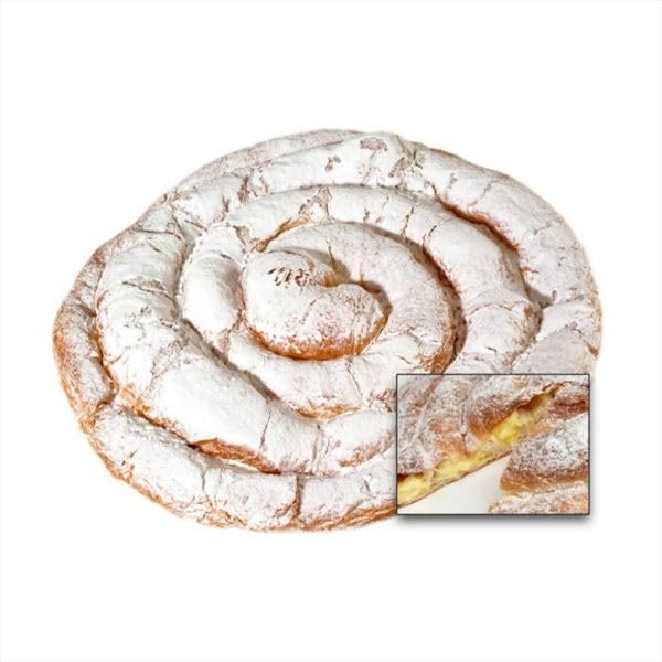 El Paladar pack 2 ensaimadas artesanas rellenas de crema 685-750g aprox cada una, repostería tradicional menorquina gourmet
