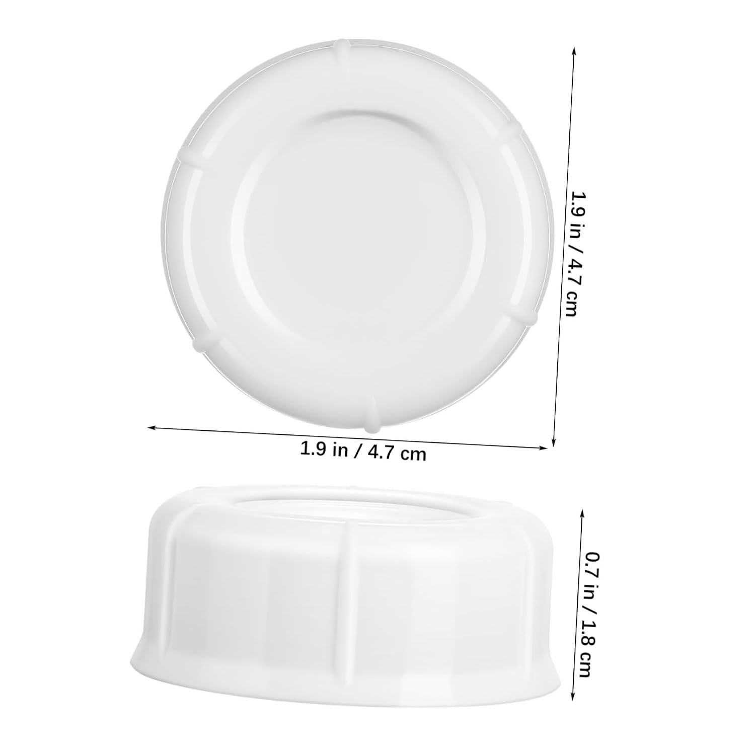 SHOWERORO 6pcs Bottle Caps Leak Feeding Bottle Lids Durable and Easy to Clean Convenient
