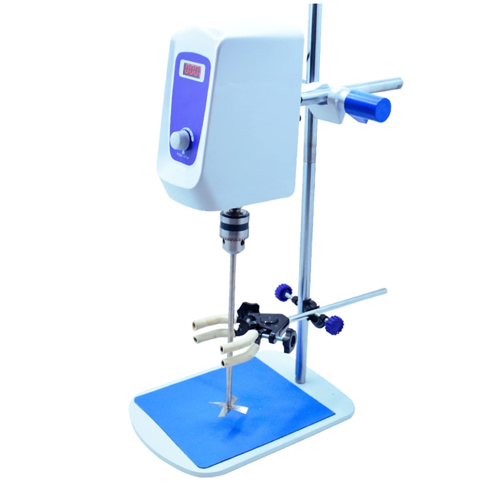 Mezclador eléctrico fuerte con pantalla Digital, fuerza de precisión de laboratorio, temporizador creciente, mezclador eléctrico de 0 a 1500 Rmp(200W)