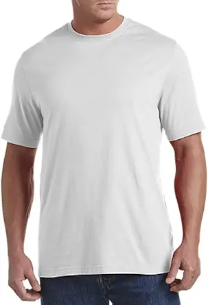 Harbor Bay by DXL Men's Big and Tall Sweat Resistant Jersey T-Shirt