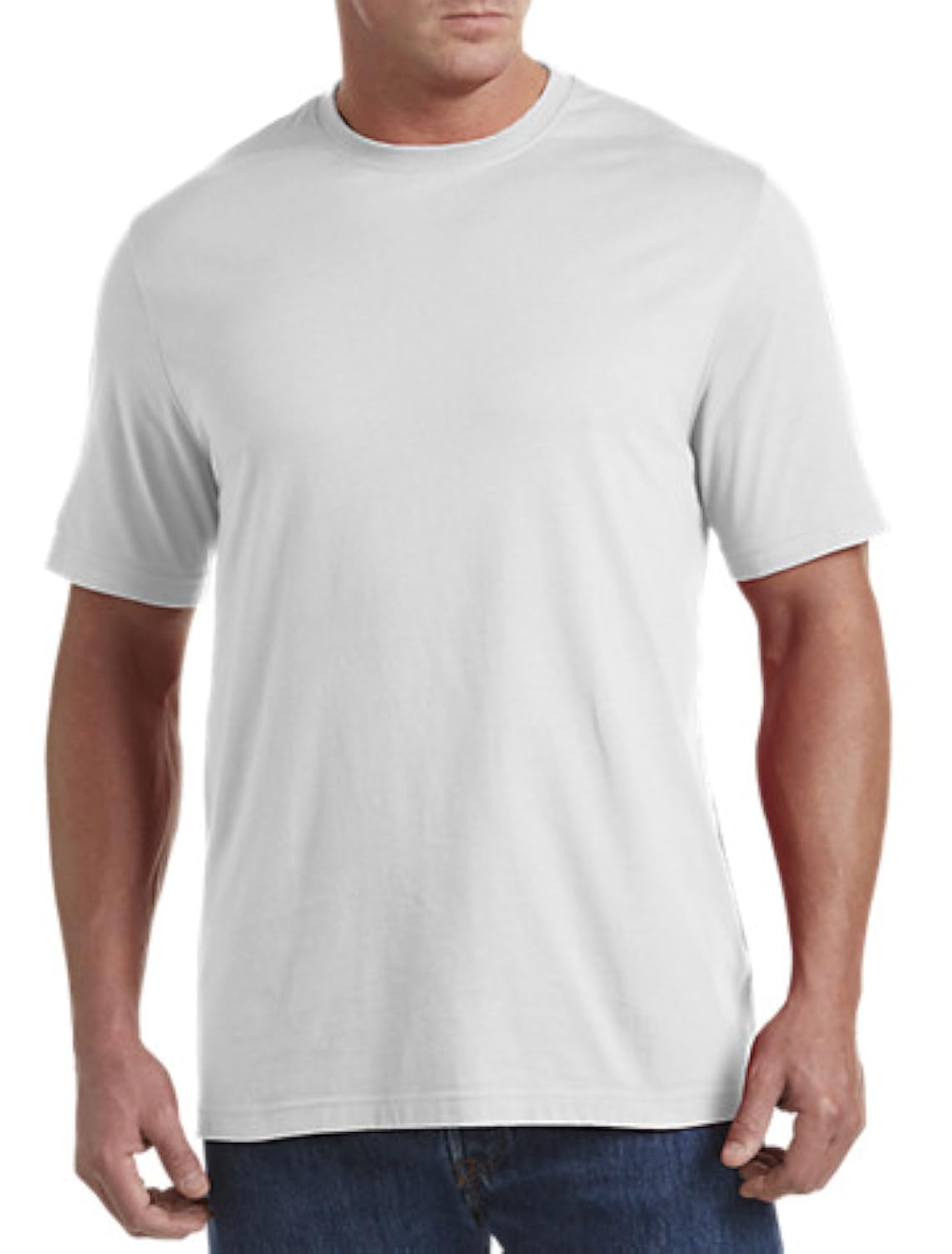 Harbor Bay by DXL Men's Big and Tall Sweat Resistant Jersey T-Shirt