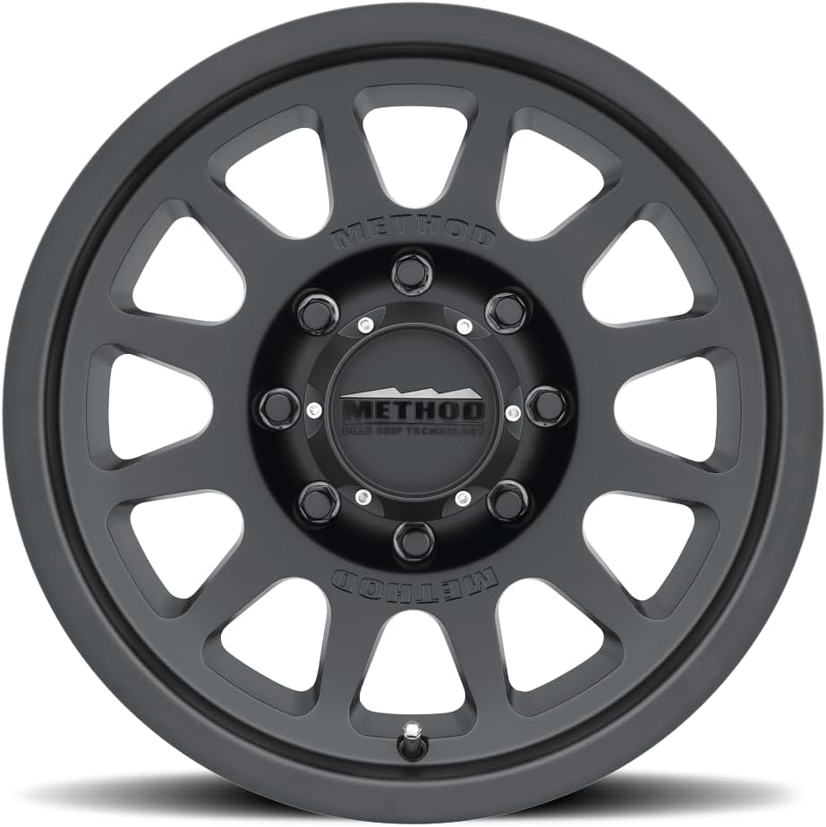 Method Race Wheels MR703 Bead Grip, 17x9, 12mm Offset, 8x6.5, 130.81mm Centerbore, Matte Black, MR70379080512N