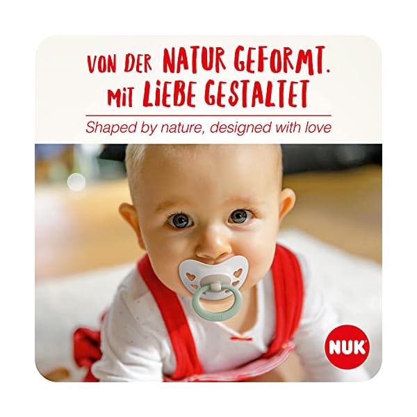 NUK Signature Schnuller 4er Set | 2x Signature & 2x Signature Night mit Leuchteffekt | Silikon | 0-6 Monate… – Bild 4