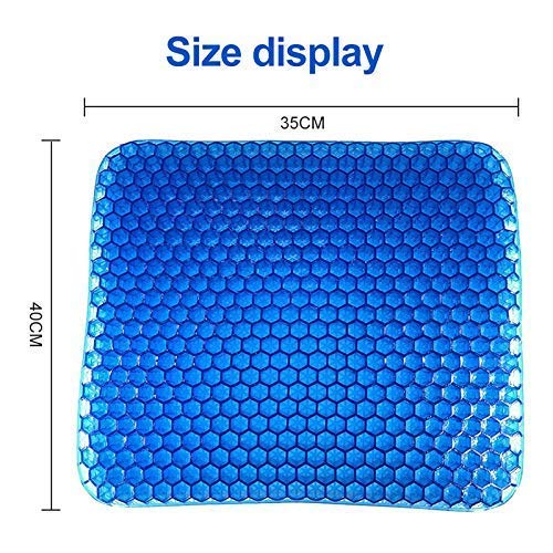 Image of Bulfyss Medical-Grade Gel Seat Cushion, SmartGRID Ortho Pro Seat Cushion, Double-Sided | Office Chair, Car Or Home | Reduces Lower Back, Spine, Hip Pain | Posture Correction