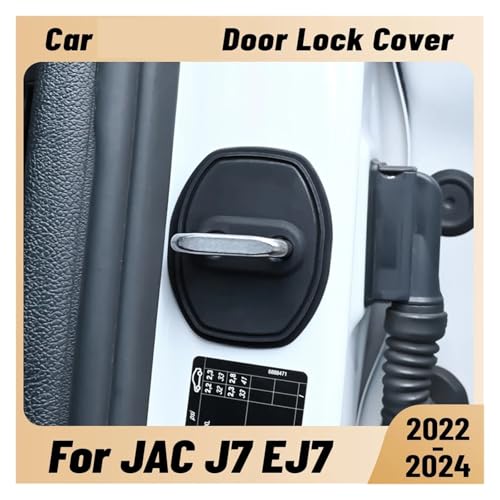Couvercles de protection de loquets JAC J7 silicone finition premium