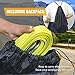 Digank Tow Strap with Hooks 2”x20’ 15,000 LBS, Tow Rope Metal Safety Hooks, Car Heavy Duty Recovery Rope for Trailers, Securing Items, and Farm Cleaning