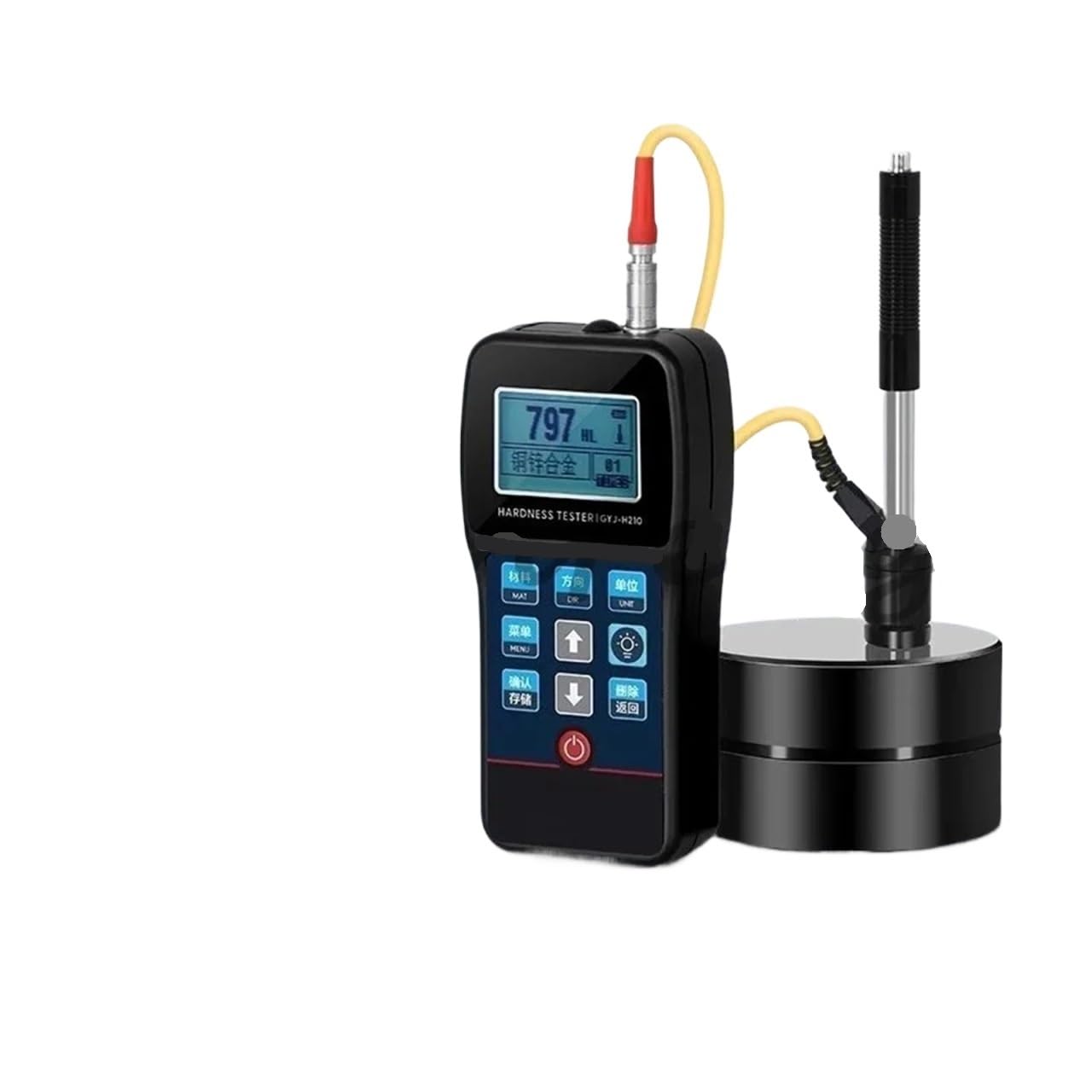 Gqnblvhzupdm 2 Hardness Tester Leeb Hardness Tester Handheld Portable Testing High Precision Metal(2)