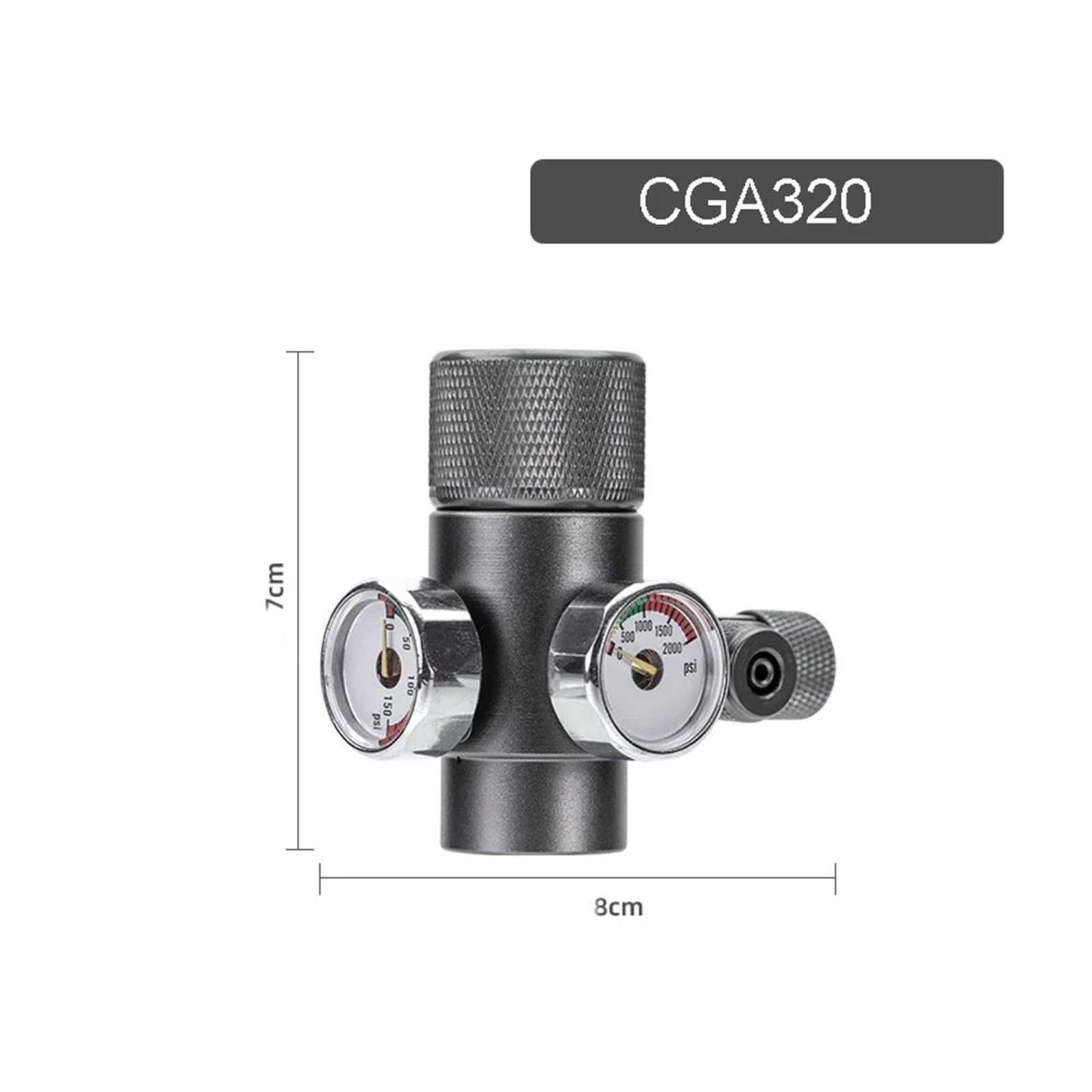 Aquarium Co2 Regulator Mini System Carbon Dioxide Reducer Cylinder Solenoid Valve Accessories Fish Tank Fishbowl Supplies Plants(Yellow)