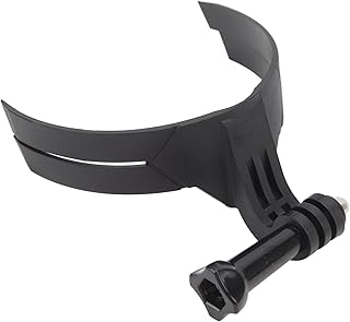 ASHATA Motorcycle Helmet Chin Strap Mount for GoPro, Portable Anti Slip and Anti Shake Motorcycle Helmet Chin Holder, for Mobile Phone Helmet Adhesive Mount