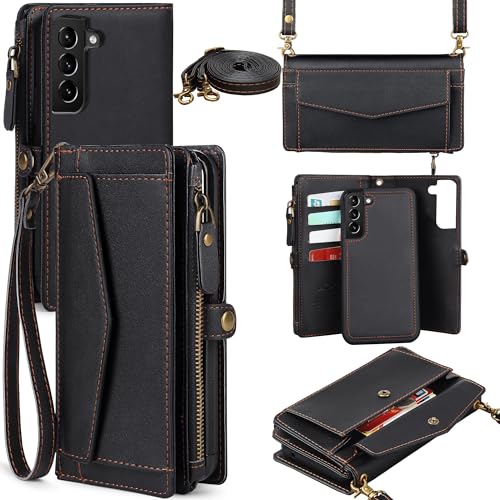 Image of for Samsung Galaxy S26 Wallet Case with RFID Blocking Wallet,Black