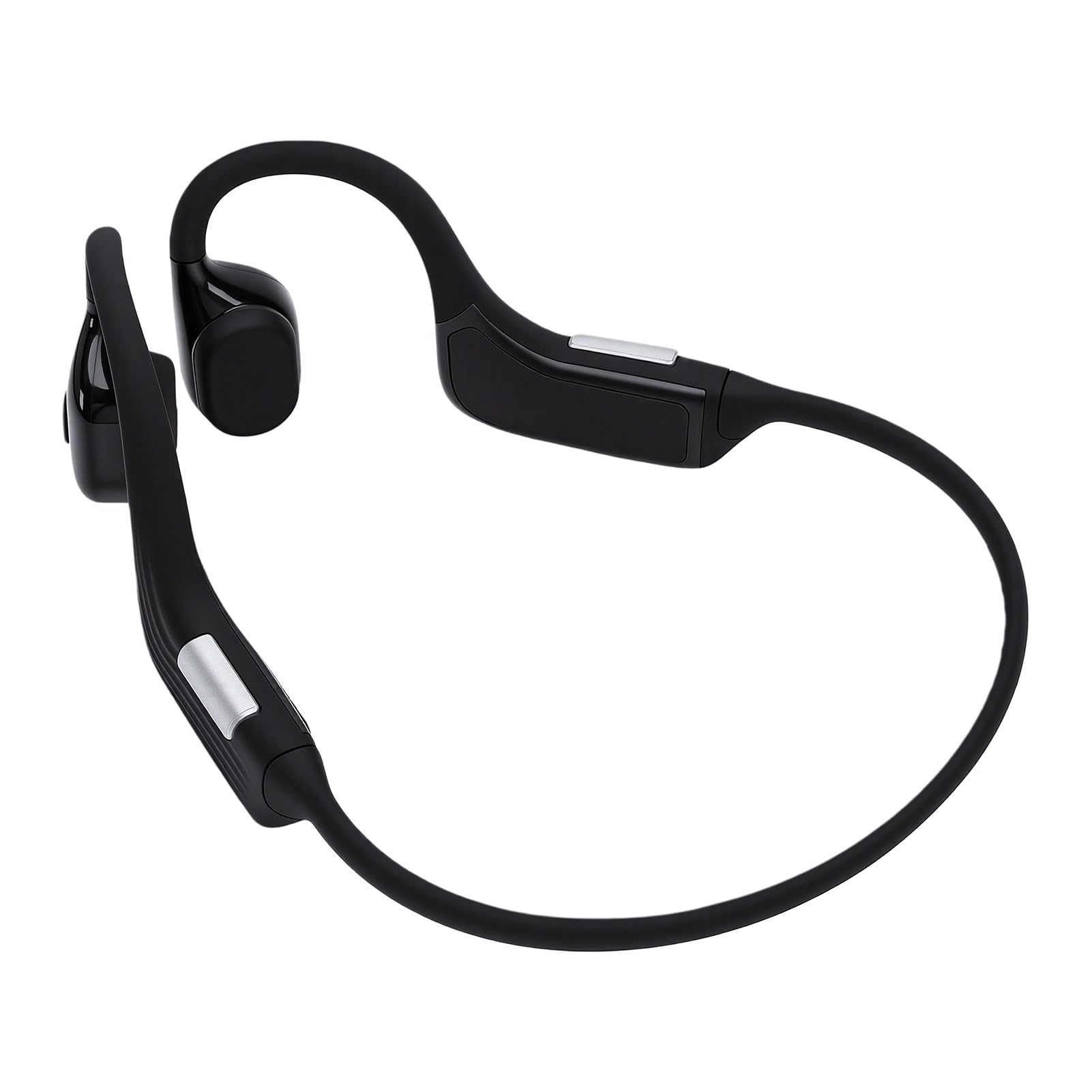 lyrlody Cuffie a Conduzione Ossea Cuffie Auricolari Aperte Bluetooth 5.1 Stereo Wireless in Silicone con Design Resistente Al Sudore Suono Chiaro Portata 10 M per Allenamenti Sportivi Chiamate in