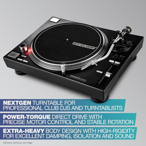 Image of Reloop RP-7000 MK2 Professional Upper Torque Turntable System, Black