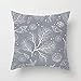 PPMP Housse de Coussin Gris Nordique rétro Floral géométrique Housse de Coussin pour la Maison canapé décoration taie d'oreiller Housse de Coussin A24 45x45 cm 2 pc