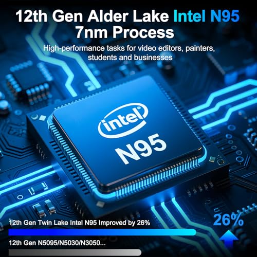 Image of NIAKUN Laptop Computer, Gaming Laptops 2026, 16 inch Lap Top PC Windows 11 Pro, 16GB RAM 1TB SSD, Intel N95 Processor, Office 365, Backlit Keyboard,Fingerprint Unlock, 2-Year Warranty