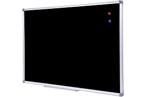 36 x 24 inch Wall Mounted Aluminum Chalkboard for Kids