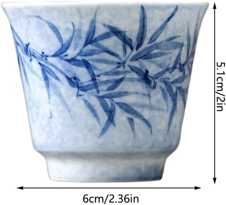 GSOUL Kungfu Tea cup Handmade Small Teacup Hand-painted Host Cup Personal Single Tea Bowl Kung Fu Set Small Tea Cups