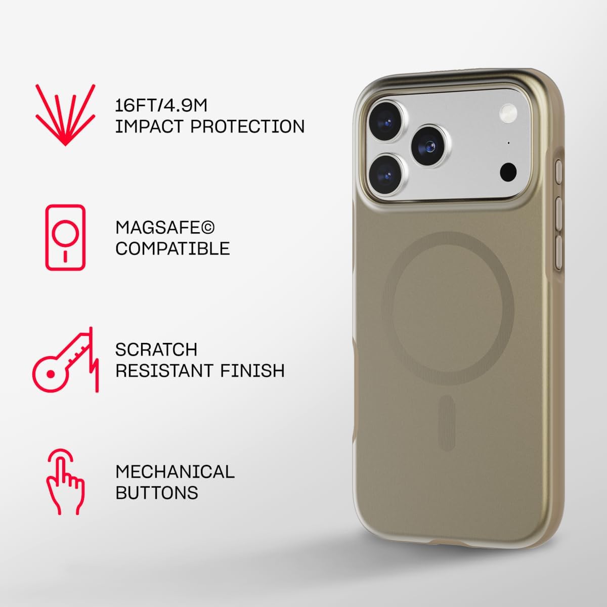 Tech21 EvoDusk with MagSafe for Apple iPhone 17 Pro Max Copper - Image 9