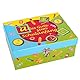 Idena 30262 - Geschenkbox Schulanfang, ABC, Mitbringsel, 1. Schultag, Einschulung, Geschenkschachtel, Mittel