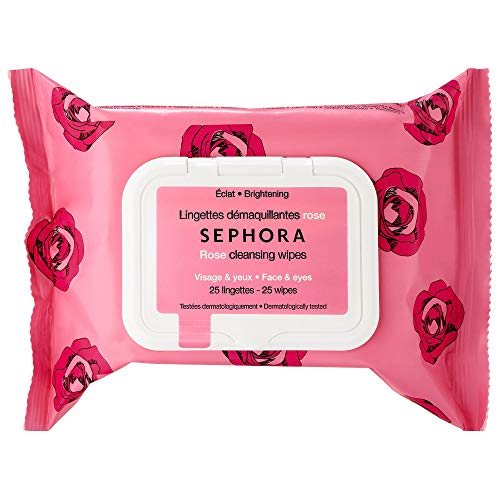 SEPHORA COLLECTION Cleansing & Exfoliating Wipes ROSE 25 WIPES