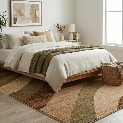 Tapete Moderno Well Woven Multi Brown 160x221 cm miniatura 3