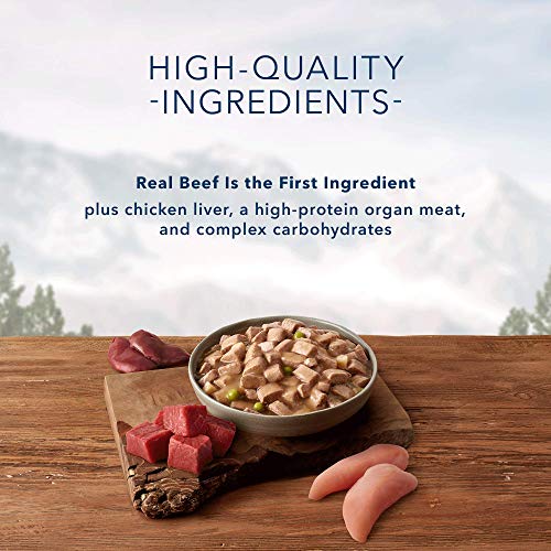 Blue Buffalo Wilderness Wolf Creek Stew High Protein, Natural Wet Dog Food, Hearty Beef Stew in gravy 12.5-oz cans (Pack… - Image 4