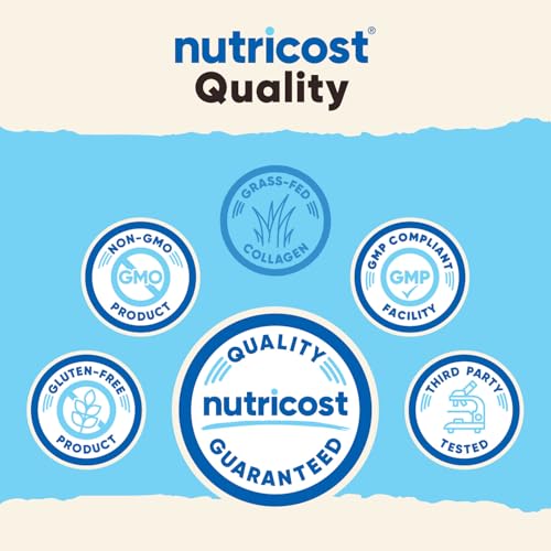 Nutricost Collagen Peptides Powder 1LB (454 G) - Grass Fed Bovine Collagen Hydrolysate (Unflavored) - Image 4