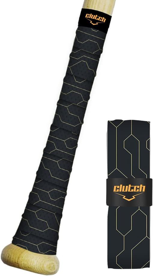 Clutch Sports Apparel Cinta de agarre de bate para béisbol y sóftbol