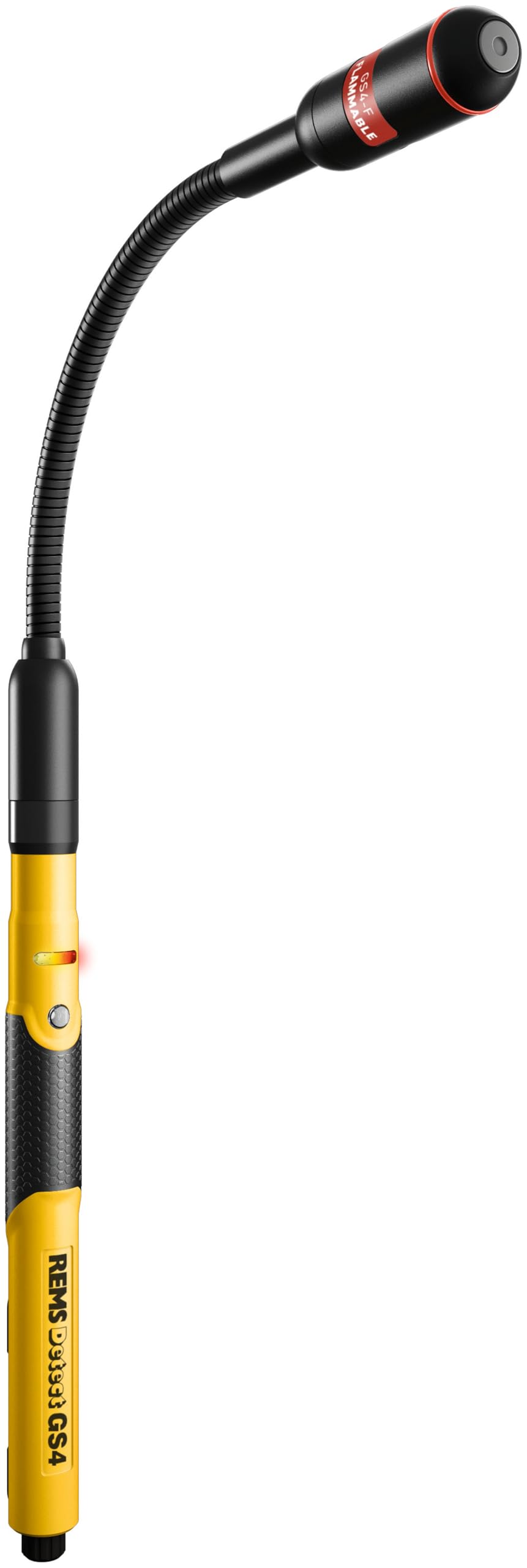REMS Detect GS4 Kit F (Détecteur de fuite électronique, temps de réponse, fréquence LED & son, localisation des gaz inflammables, pour les endroits difficiles d'accès) 611095 R