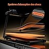LONTEK Tapis de Course Pliable Inclinable 9%,Tapis de Marche Inclinable 12KM/H,Treadmill Home avec Moteur 3,0 CV et Affichage LED