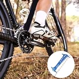 Laroal Miernik łańcucha, tester wskaźnika zużycia łańcucha, wielofunkcyjny miernik do wszystkich łańcuchów rowerowych niebieski